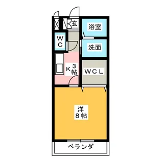 Recente Sakae【2階】の間取り