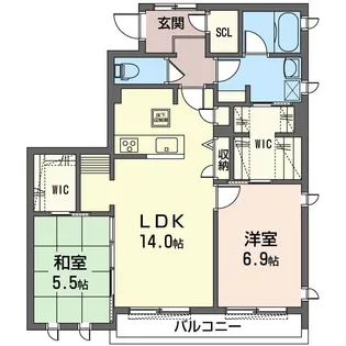 Sakura Royale【1階】の間取り