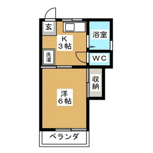 ハウスまつみ【2階】の間取り