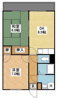 ミューシャ【2階】の間取り