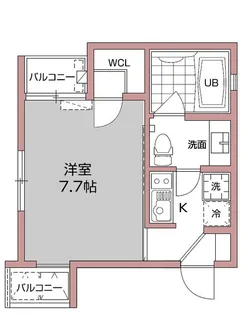 リヴィエール広尾【4階】の間取り