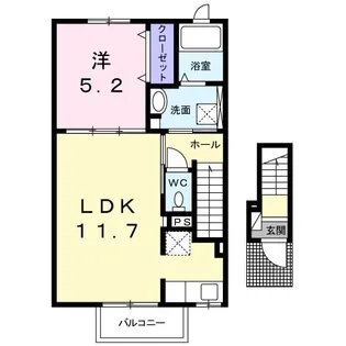 ラ コリーナ カーサ【2階】の間取り