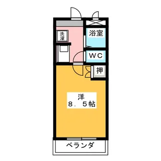 ハウスビバーチェ【1階】の間取り