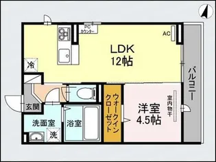 コートテラ【3階】の間取り