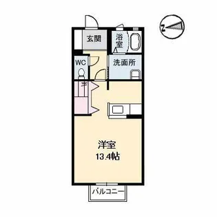 GoodWell西町【2階】の間取り