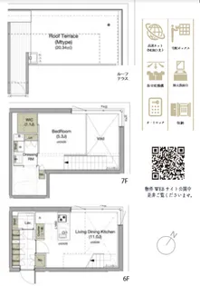 Coeur blanc高輪【7階】の間取り