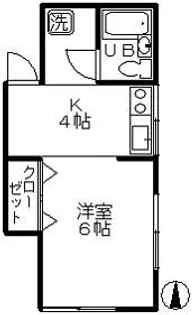 デ・コーポ【2階】の間取り