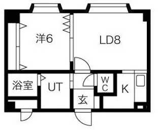 パルティール・港町【1階】の間取り