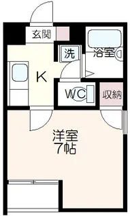 グラフティ仙川【2階】の間取り