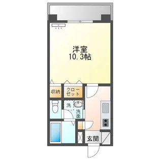 アビリティ医大前【8階】の間取り