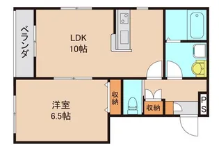 クロスロード【3階】の間取り