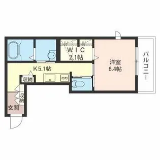 レフィシア【2階】の間取り