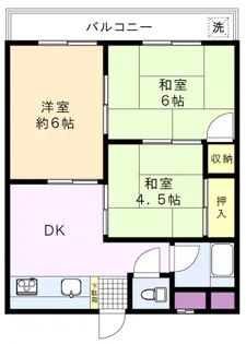 清光ハイム【3階】の間取り