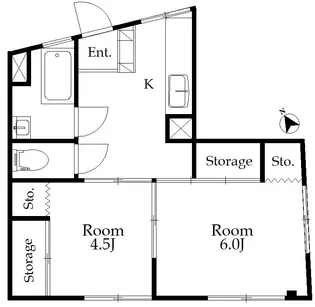 北澤ビル【3階】の間取り