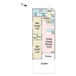 Solomon【1階】の間取り