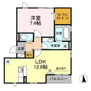 D room新寺【2階】の間取り