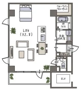 (仮)ZOU-YOU【3階】の間取り