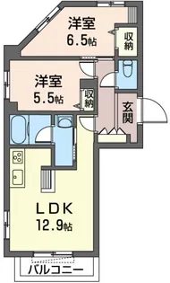セントリビエ横浜都筑【SHM】【3階】の間取り