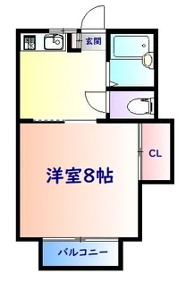 パルテール東仙台【1階】の間取り