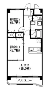 セントフィールド【2階】の間取り