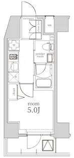 Log戸越【4階】の間取り
