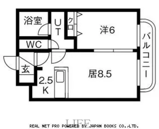 ティアラ大谷地I【4階】の間取り