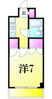 ベルシティ【6階】の間取り