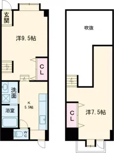 ありえすインター【5階】の間取り