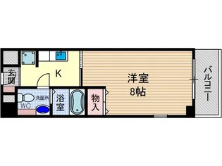 レフィナード【5階】の間取り