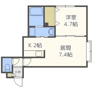 サフィニア五番館【2階】の間取り