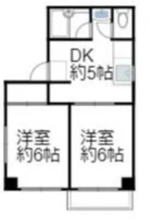 ウエストハイム【3階】の間取り