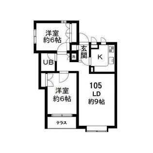 ユニハイム目黒【1階】の間取り