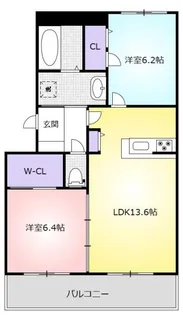 Crystal palace【1階】の間取り