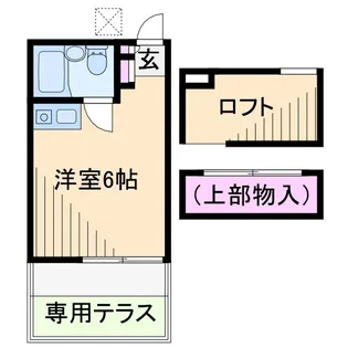 メゾンドシナノ【1階】の間取り