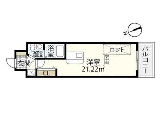 S-FORT鶴見町【5階】の間取り