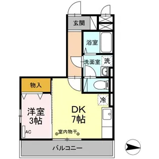 セレスティアル【1階】の間取り