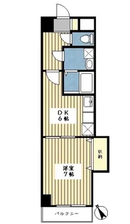 ヒロ・ガーデン・センター南【3階】の間取り