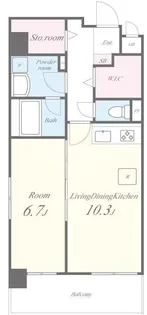 片岡ビル【2階】の間取り