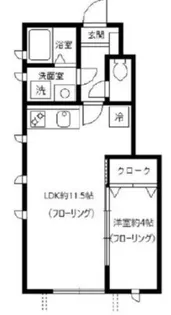 ソフィアK【1階】の間取り