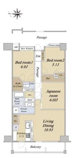 サンヴェール国分寺エスタシオン【3階】の間取り