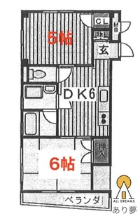 キャピタルコート石川町【3階】の間取り