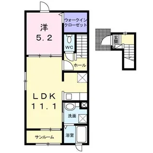 プラシードIII【2階】の間取り