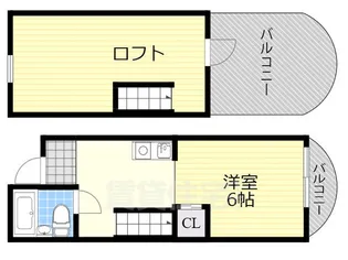 コスモ78【3階】の間取り