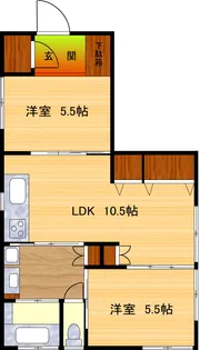 メゾンコート中野【1階】の間取り