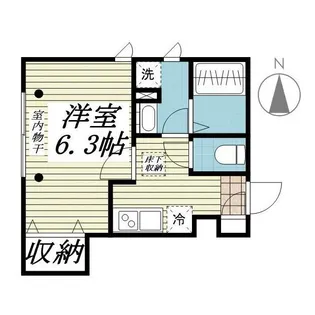 ラ・フレーズ奥沢【1階】の間取り