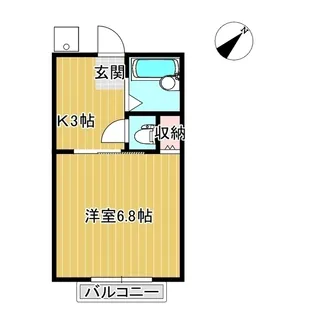 セレーネハイム第12【2階】の間取り