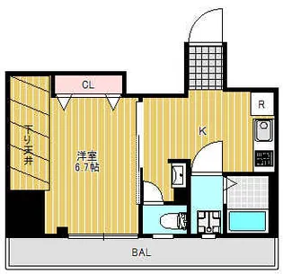 ハイツ大竹【3階】の間取り