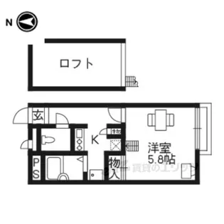 レオパレスアーバンアメニティー【2階】の間取り