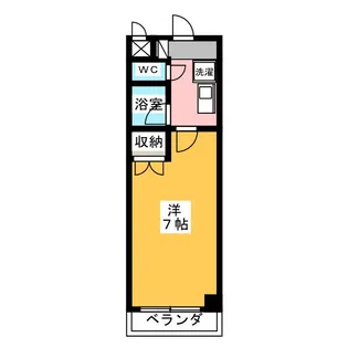 changuII金山【3階】の間取り