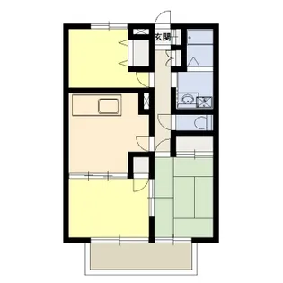サクラメゾンB棟【2階】の間取り
